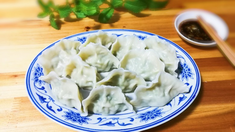 豇豆猪肉水饺,非常好吃