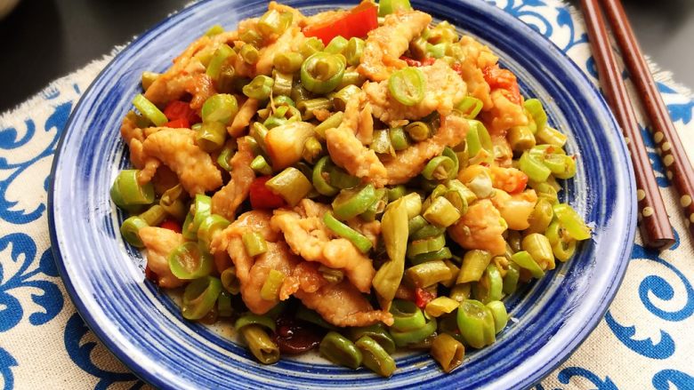 双豆炒肉,好吃下饭!