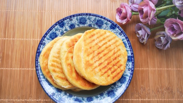 香酥椒盐饼,成品图