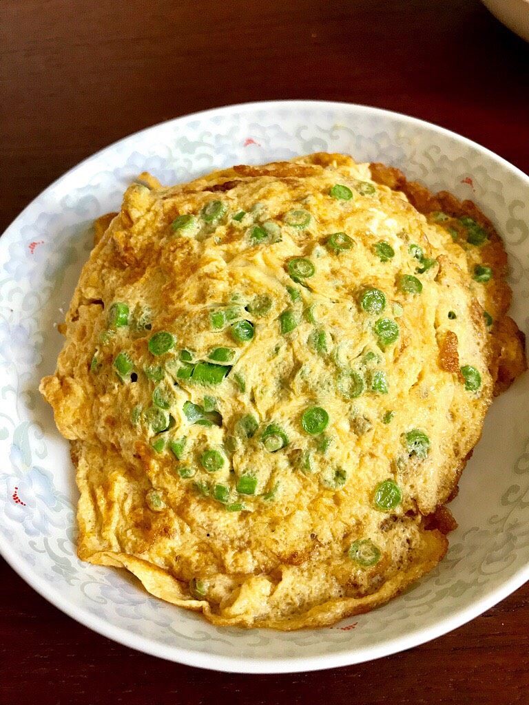 豆角煎鸡蛋