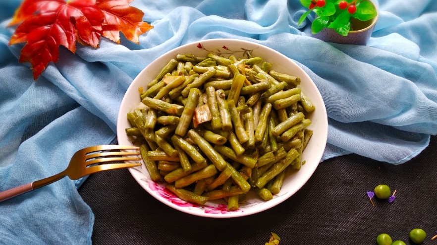 青椒煸豇豆