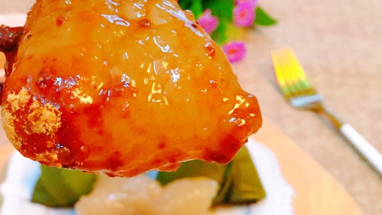 蜜枣西米粽子,蘸点红糖,香甜Q弹,好吃到停不下来!