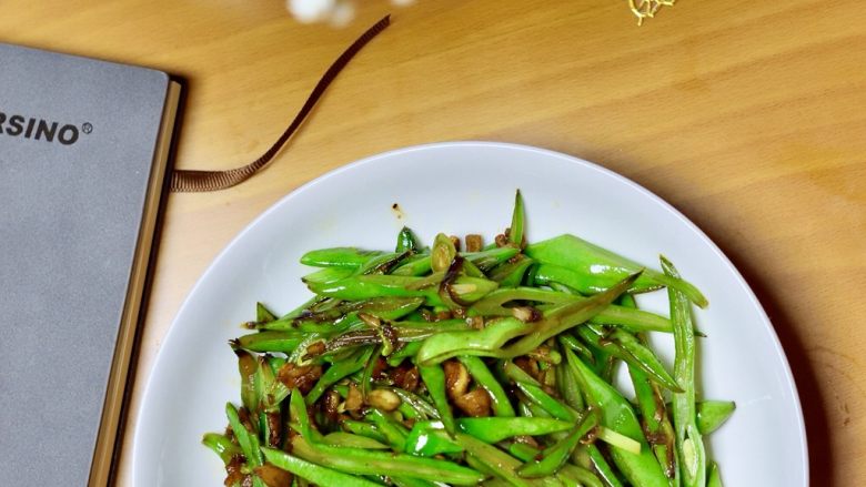 干煸海味玉带豆丝,厨房,书房,吾爱。