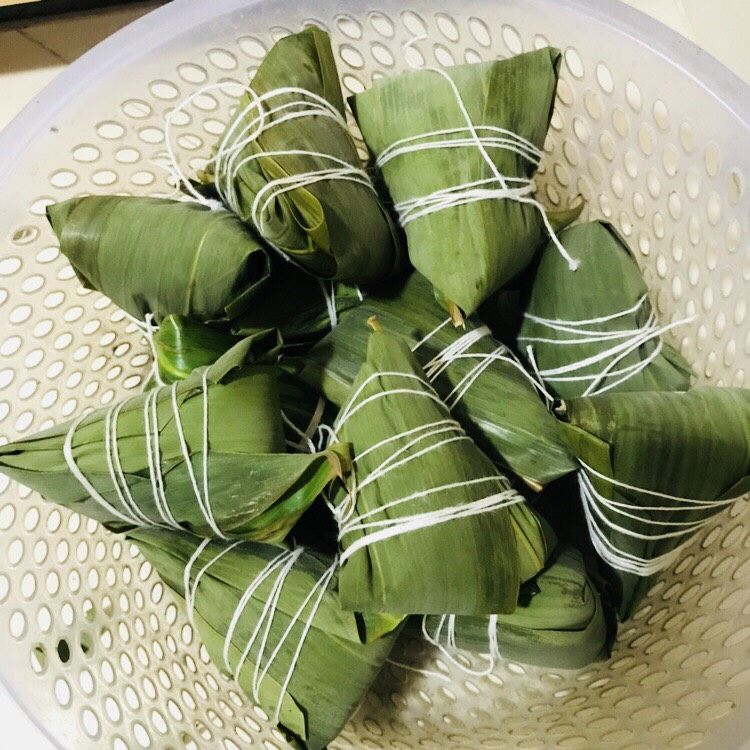 侨乡风味粽子,不太包,有点丑