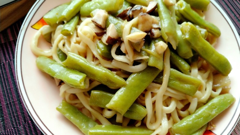 豆角焖面,成品