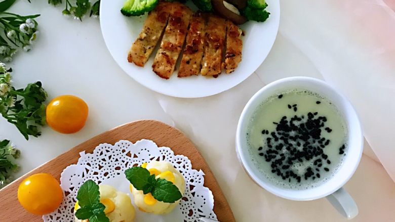 玉米粒土豆泥，惊艳味蕾的做法,成品套餐。