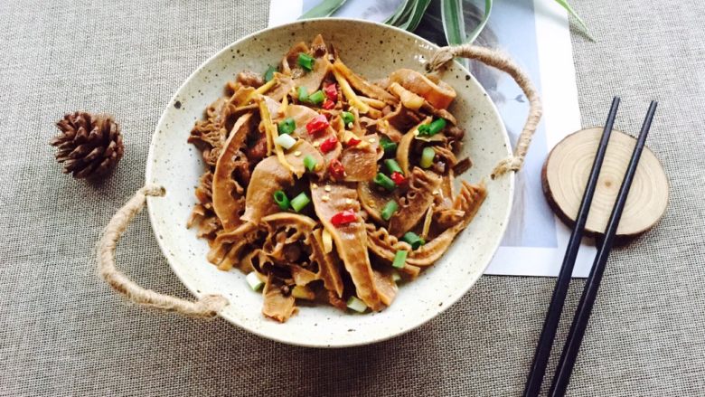 超级下饭菜+笋干焖五花肉,成品图