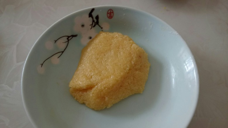 蔓越莓椰蓉酥,按压、拌均匀。