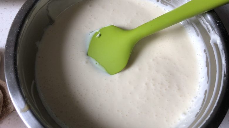 重乳酪蛋糕(原味),搅拌好的蛋糕糊如图