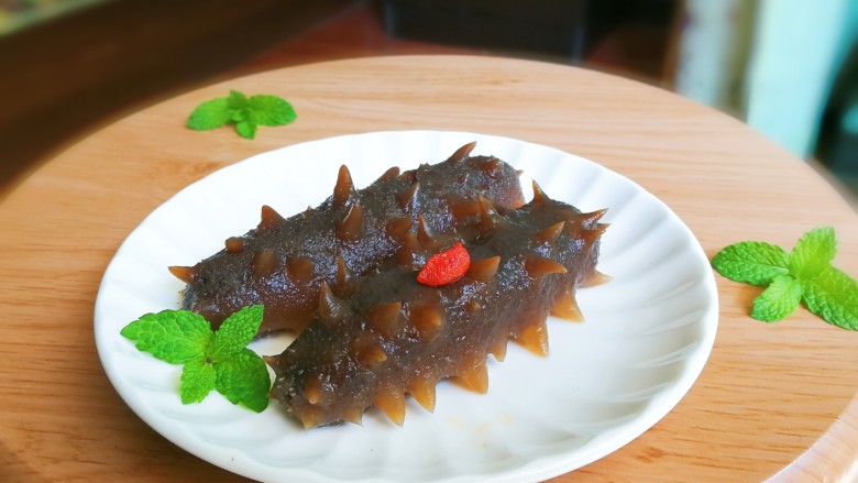 热水瓶水发海参,看着不错哦