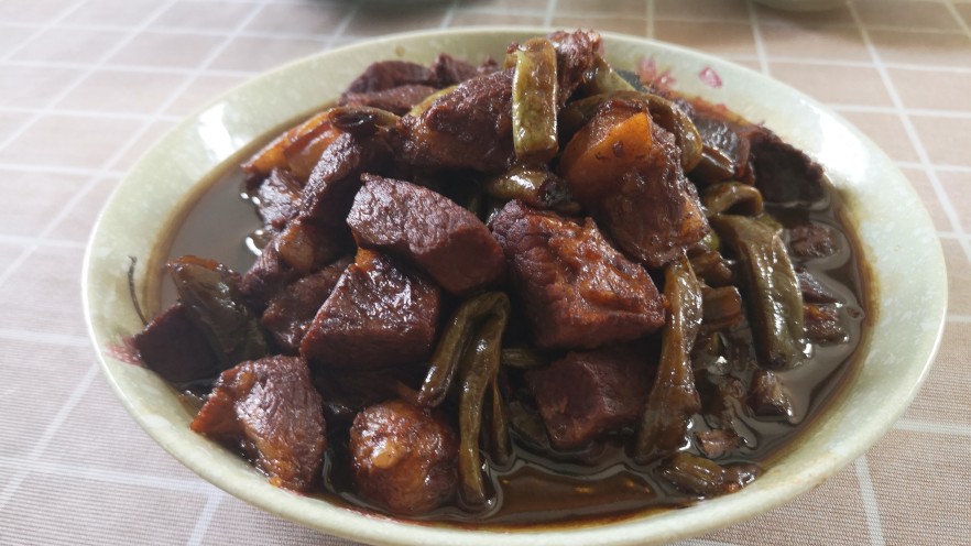 四季豆烧肉