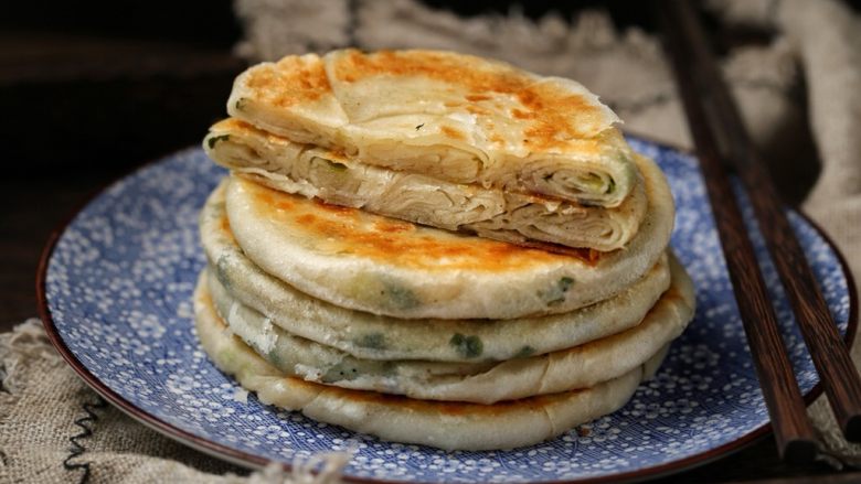 椒盐葱油饼