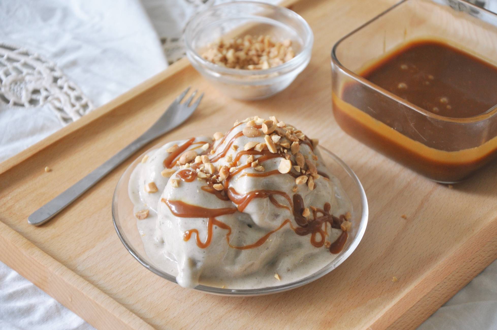 焦糖香蕉冰淇淋