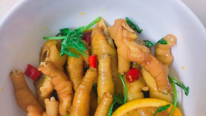 香辣柠檬鸡爪