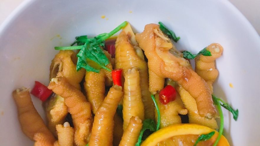 香辣柠檬鸡爪