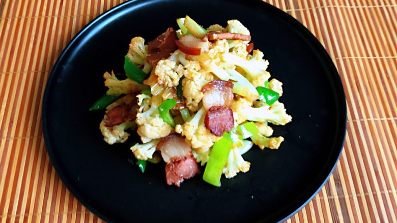 5分钟快手菜  干煸有机菜花