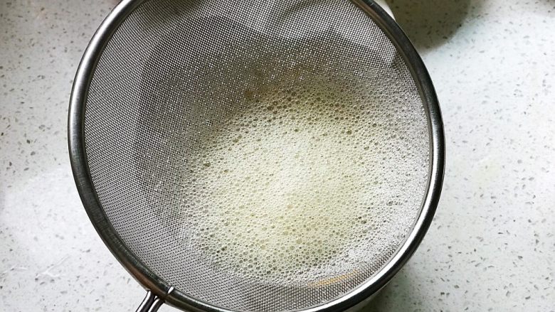 快手营养早餐15,过滤出来的沫子;