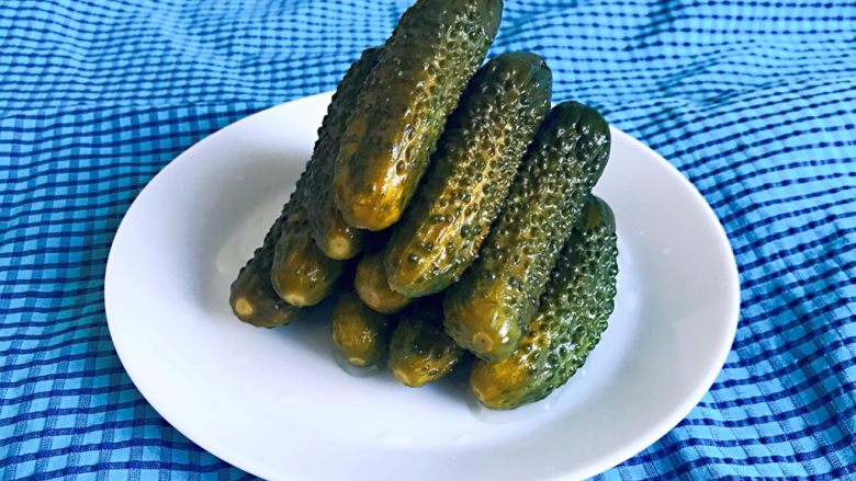 开胃小菜 俄式乳瓜,乳瓜腌制好了,可以吃了
