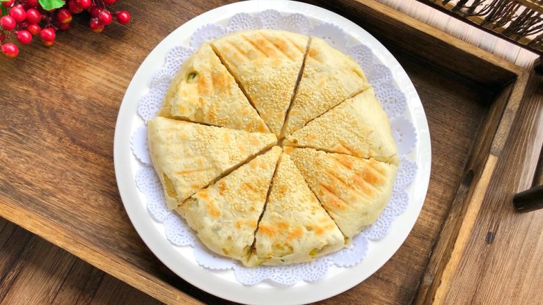 葱花发面饼