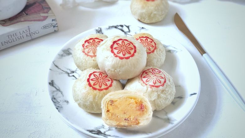 好吃不上火的蔓越梅绿豆酥,成品图