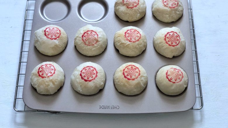 好吃不上火的蔓越梅绿豆酥,成品图