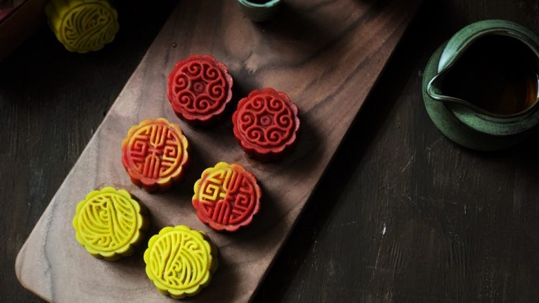 桃山皮月饼,成品图