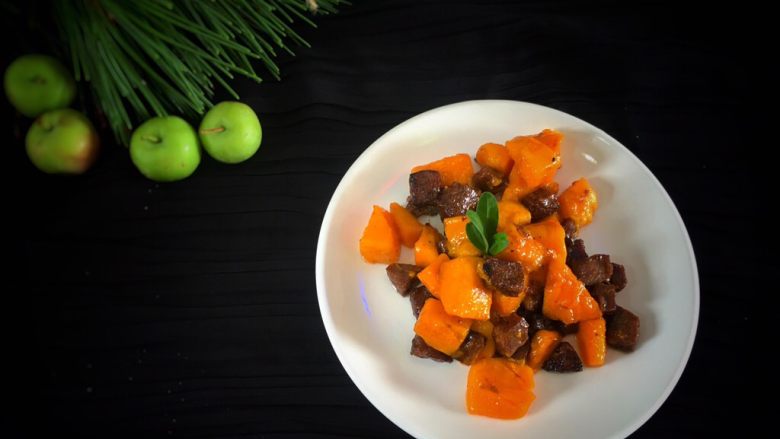 芒果牛肉粒,Share with you