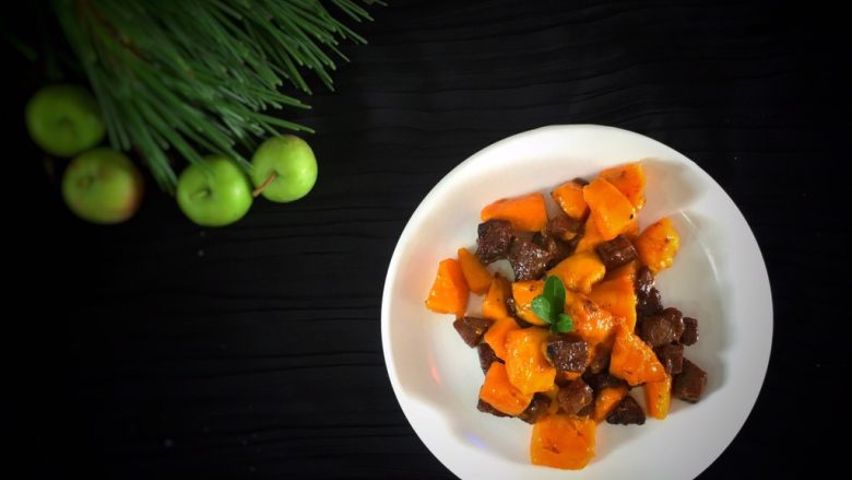芒果牛肉粒,Share with you