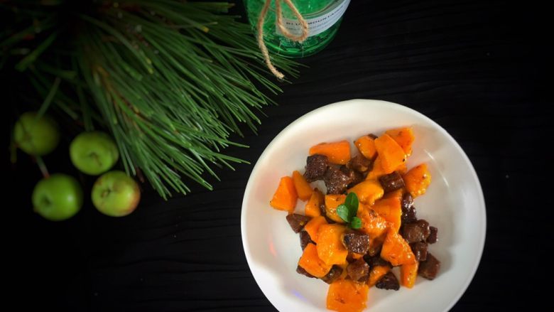 芒果牛肉粒,Share with you