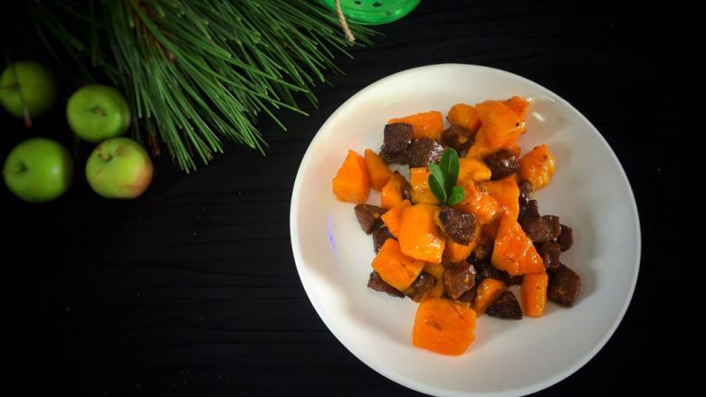 芒果牛肉粒,Share with you