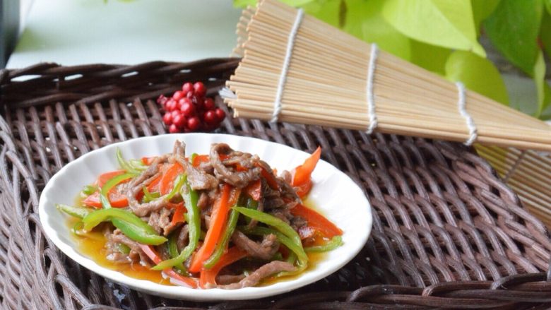 双椒牛肉丝
