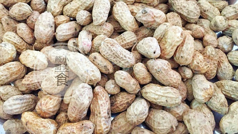 盐水花生,挑饱满的摘下来,一些空壳发芽的不要,因为现在是到拔花生的时候,基本都是饱满的。