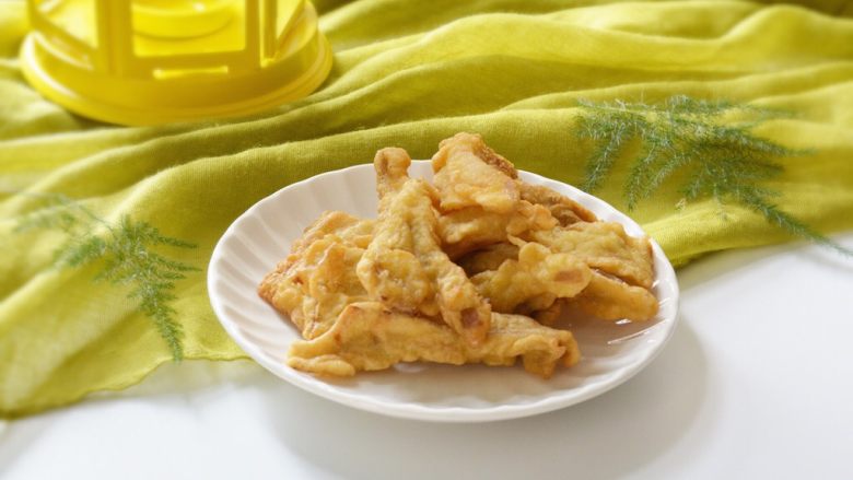 不可思议的菜:脆炸平菇,脆嫩肉肉的炸平菇就来了。