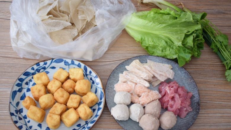 㷄汁,准备好材料