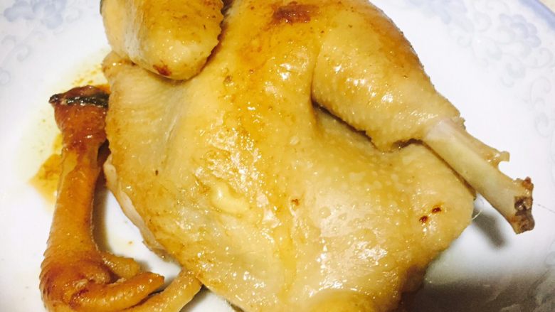 超简单电饭锅焖鸡,按下煮饭键,煮饭键跳键就可以出锅了