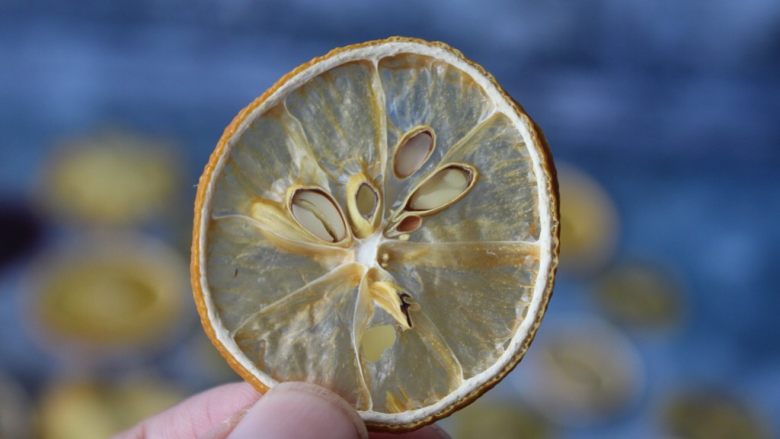 水果干,柠檬