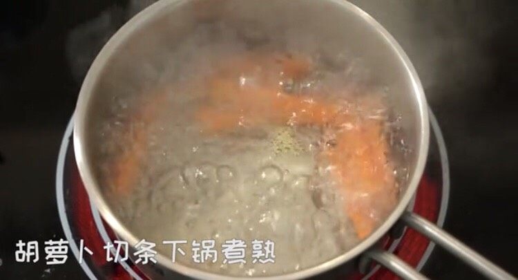 胡萝卜🥕紫菜条,沸腾啦～