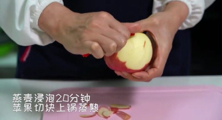 苹果燕麦糊&香蕉蛋饼,如图