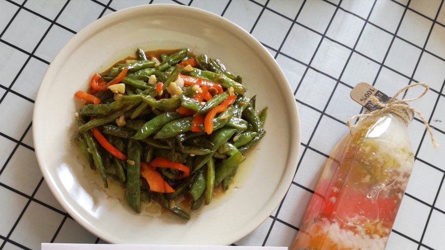 快手正餐 蒜蓉干煸四季豆