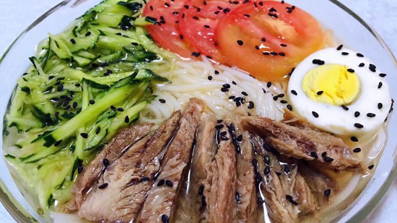 美味冷面,料足足滴难以拒绝