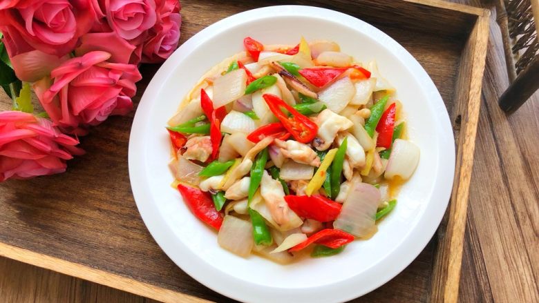 双椒章鱼足