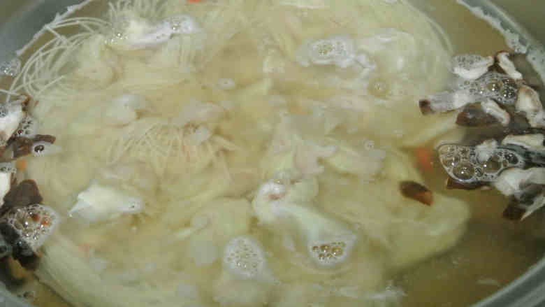 快手云吞面,. 下馄饨。