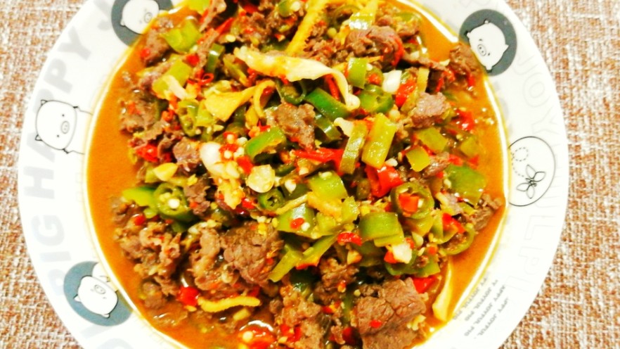 #正餐#辣炒牛肉