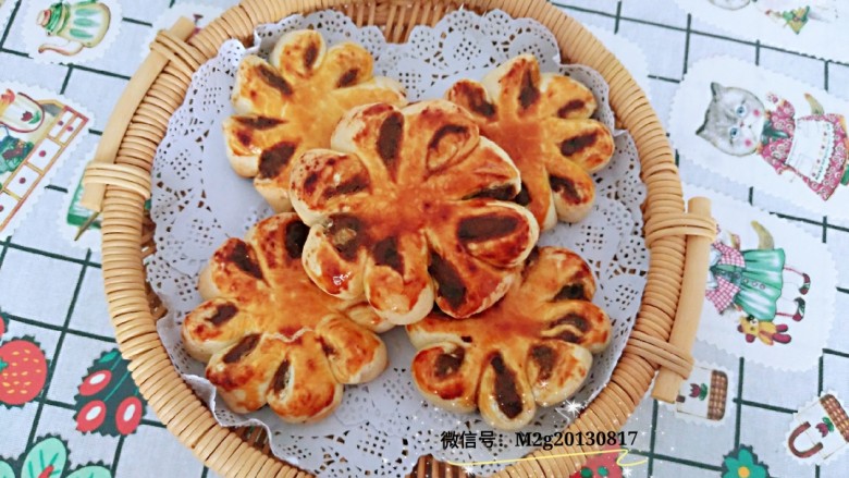 枣泥菊花酥,全图来一张!