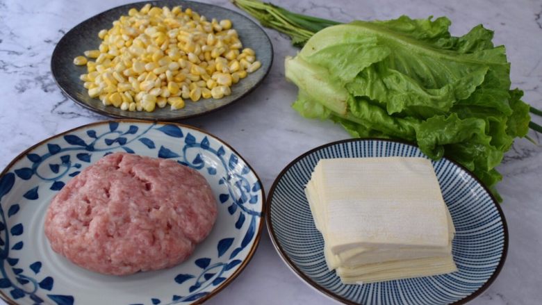 馄饨,准备好材料