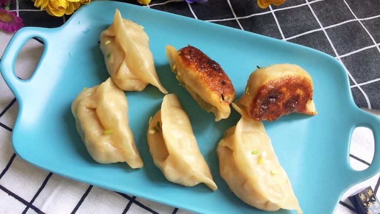 上海鲜肉锅贴(煎饺),完成