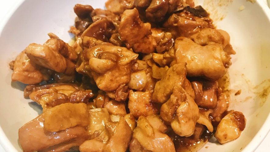 黄豆酱炒鸡肉