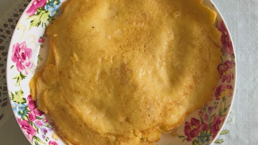 肉松牛奶鸡蛋饼