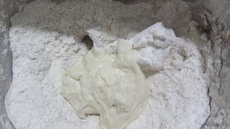 红薯全麦爱心包(波兰种),加入波兰种启动揉面程序