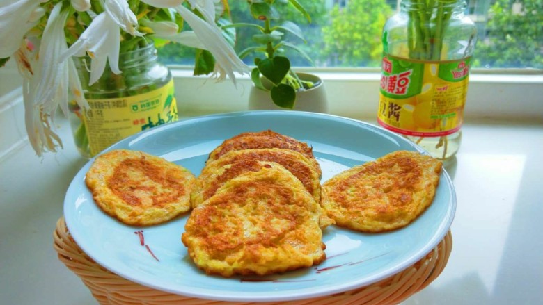 西葫芦胡萝卜鸡蛋饼
